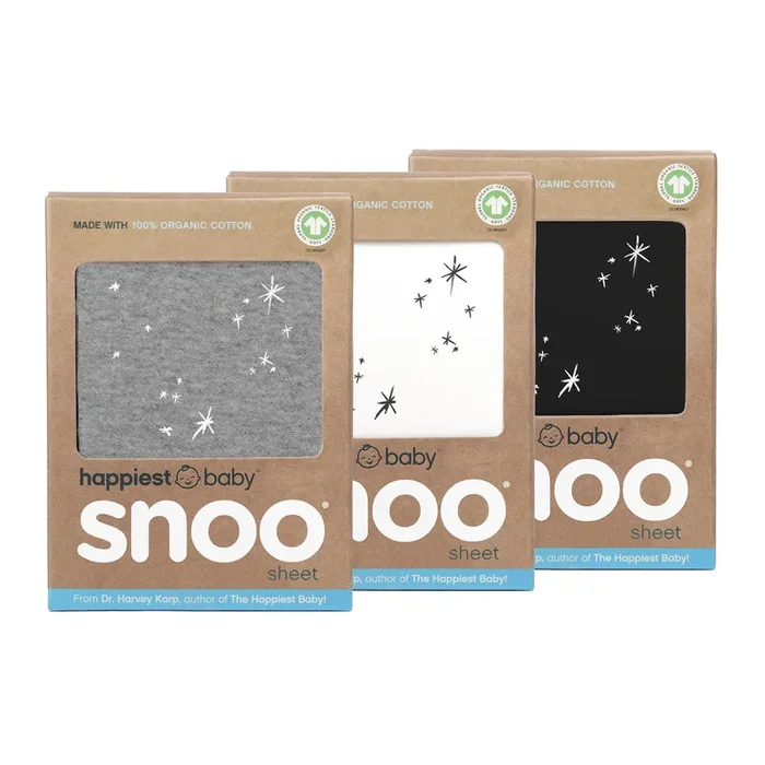 100% Organic Cotton Baby Bassinet Sheets for SNOO
