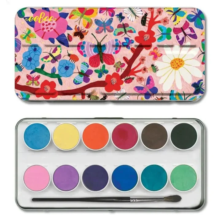 12 Watercolors & Brush – Butterflies