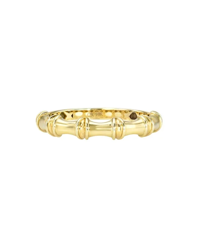14k Gold Bamboo Ring