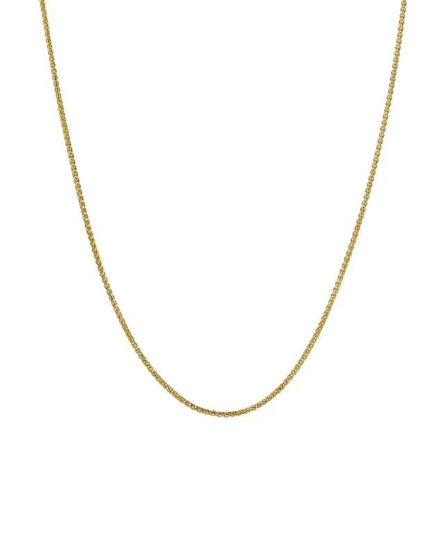 14k Gold Rope Chain Necklace