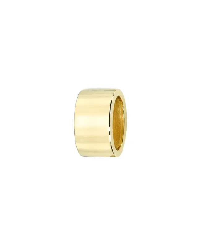 14k Gold Thick Heirloom Charm