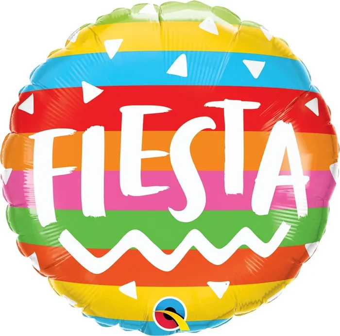 18 ” Rainbow Fiesta Balloon