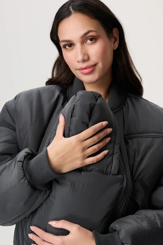 2 in 1 Pilot Maternity and Babywearing Jacket, Anthracite