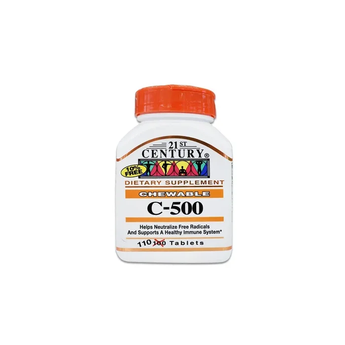21st Century Vitamin C-500, 110 Chewable Tablets