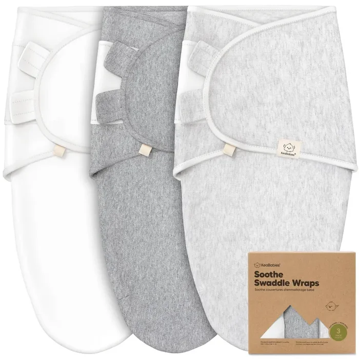 3pk Soothe Baby Swaddles 0-3 Months, Sleep Sack for Newborns
