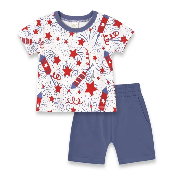 4th Of July Boy’s Tee & Shorts