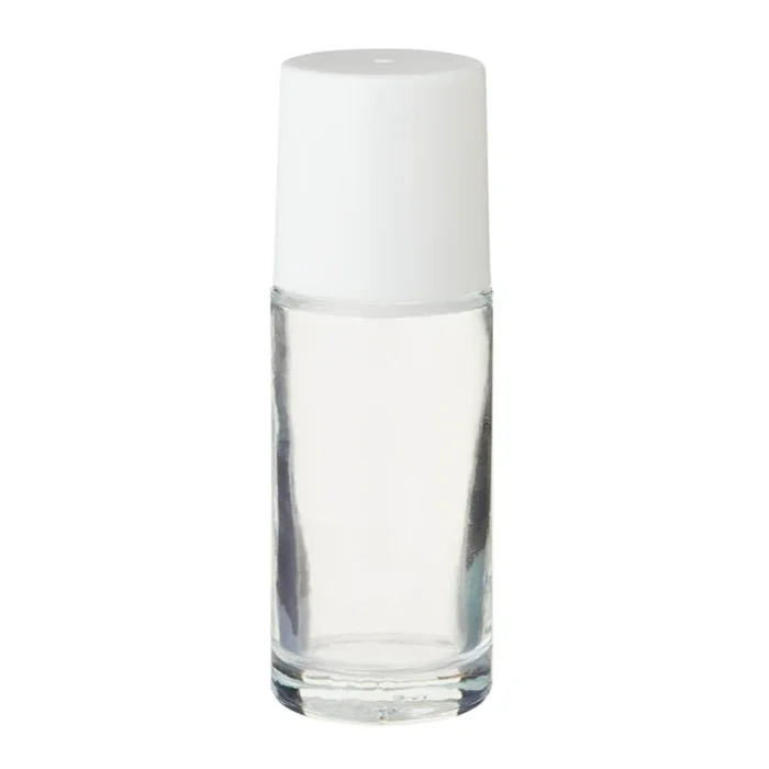 50 ml / 1.6 oz glass roll on bottle with cap