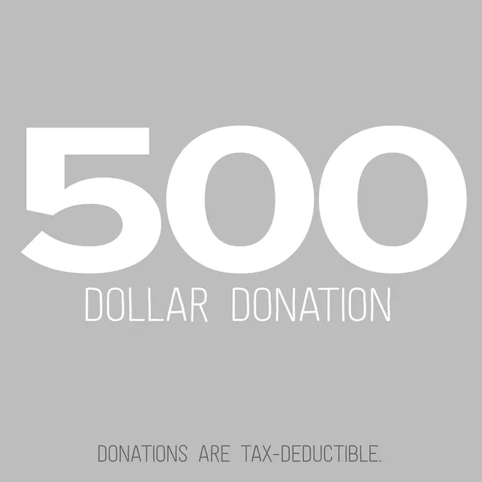 $500 DONATION