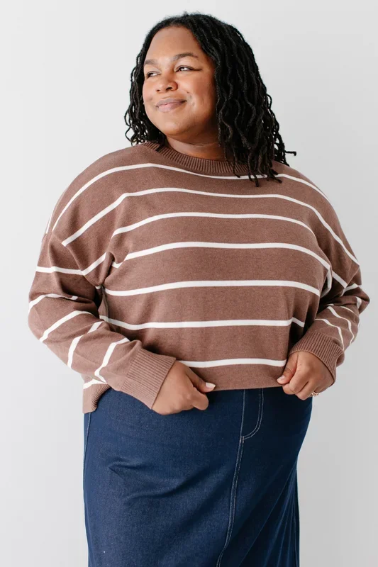 ‘Camden’ Classic Stripe Cotton Sweater