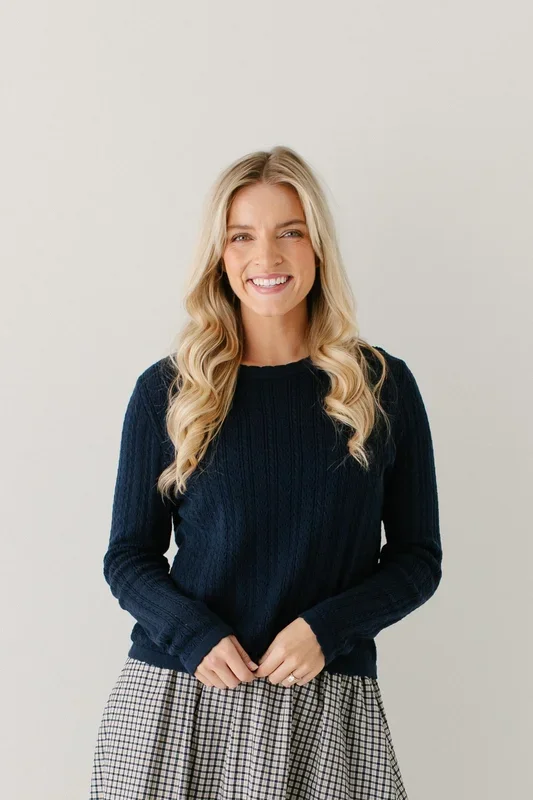 ‘Waverly’ Pointelle Sweater