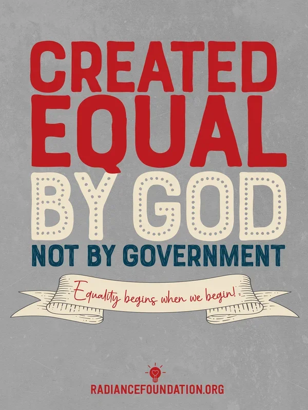 “CREATED BY GOD” 18in x 24in Poster
