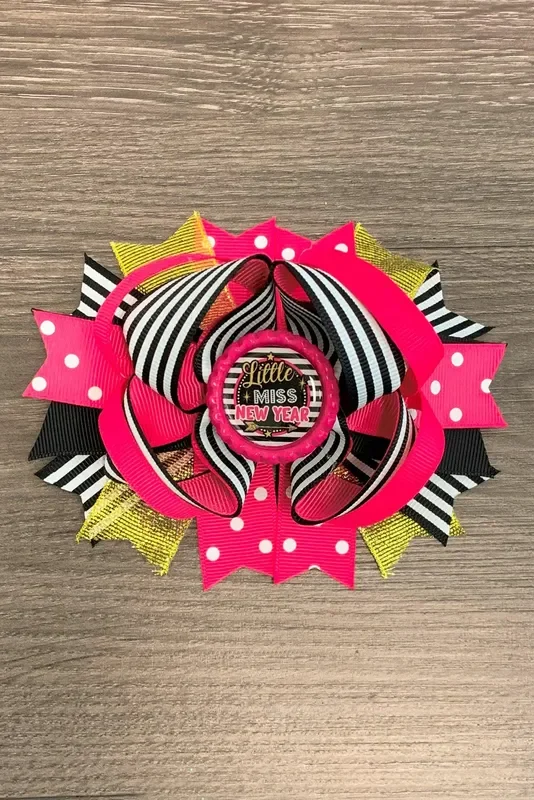 “Little Miss New Year ” Bow