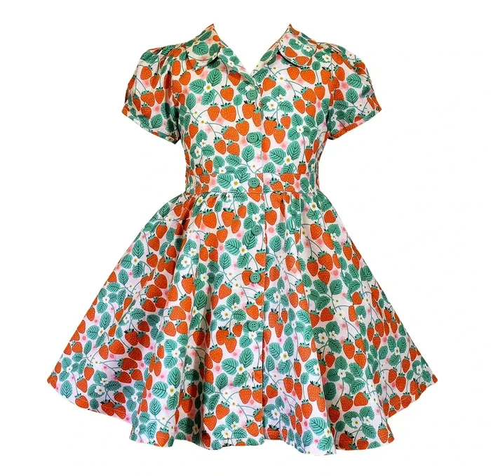 “love You Berry Much ” Betsy Retro Dress