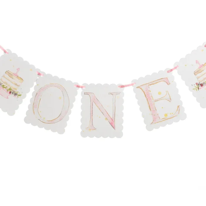 “ONE ” Highchair Banner