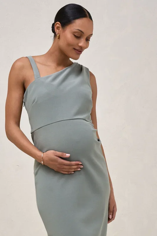 About Us Midi Dress-Khaki*