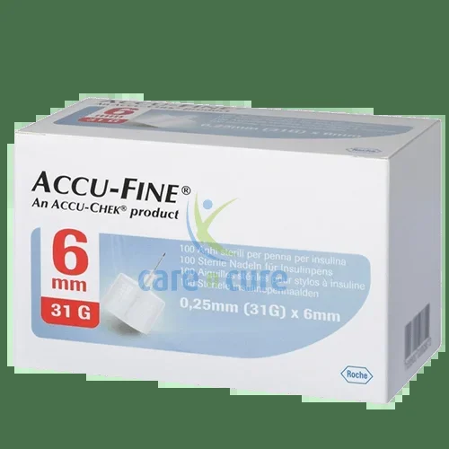 Accu Fine 0.25 31T X 6 mm Needles 100 pieces (RED)