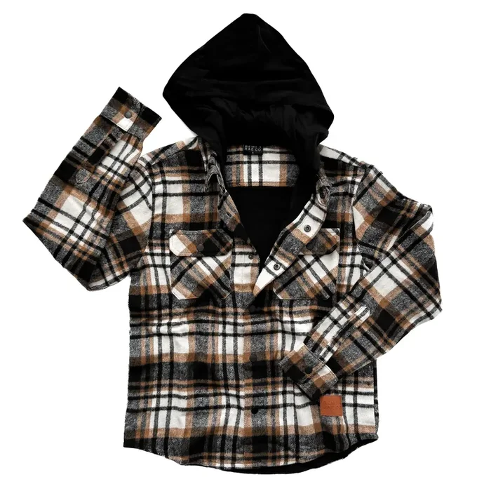 Adult – Flannel Jacket – Caramel