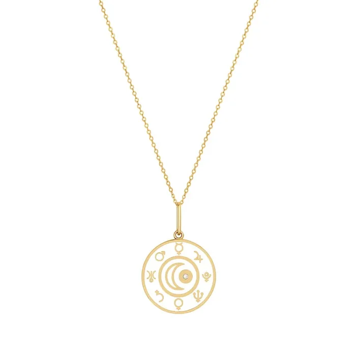 Alchemy White Enamel Necklace