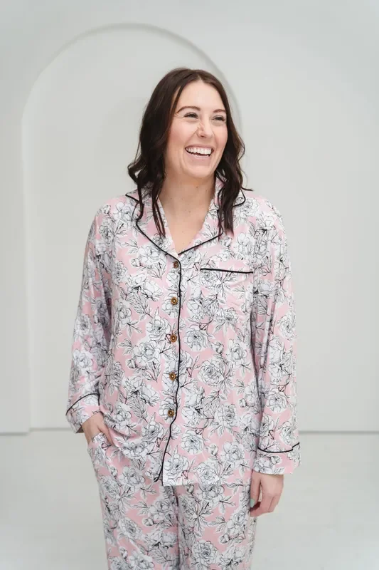 Allie Floral Bamboo Women’s Luxe Lounge Set