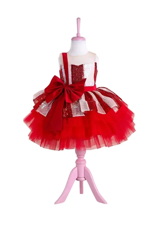Allison Red Party Dress