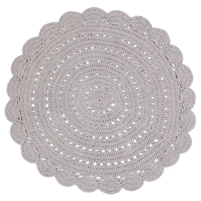 Alma Linen Hand Crochet Children’s Rug