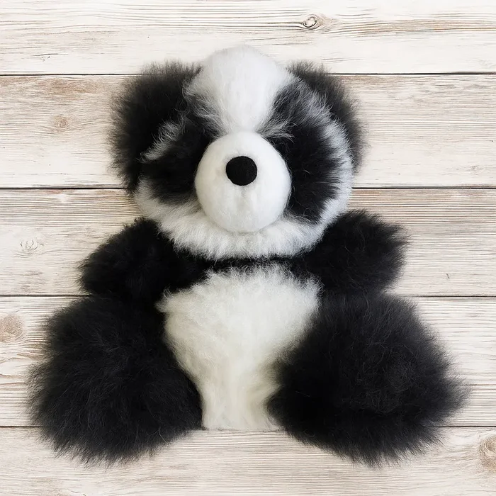Alpaca Stuffed Animal – Panda – Small 7 “