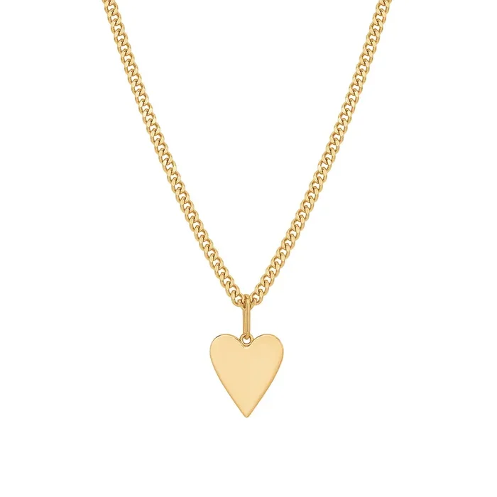 Amaya Heart Curb Necklace