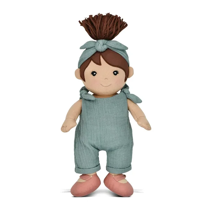 Apple Park Kids – Paloma In Teal Muslin