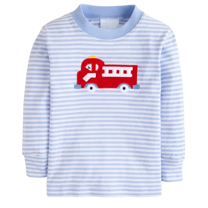 Applique T-Shirt – Fire Truck