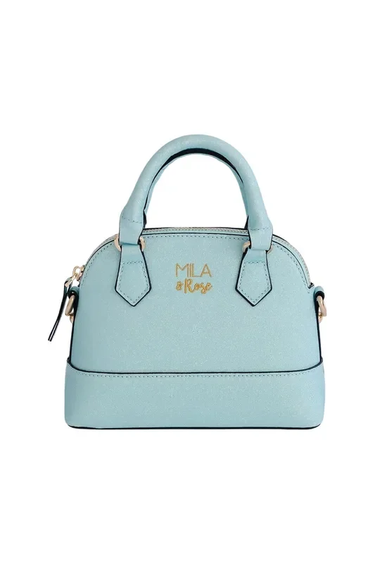 Aqua Glitter Girl’s Crossbody Purse