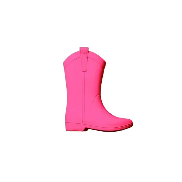 Atomic Pink Kid’s All Weather Rubber Cowboy Boots