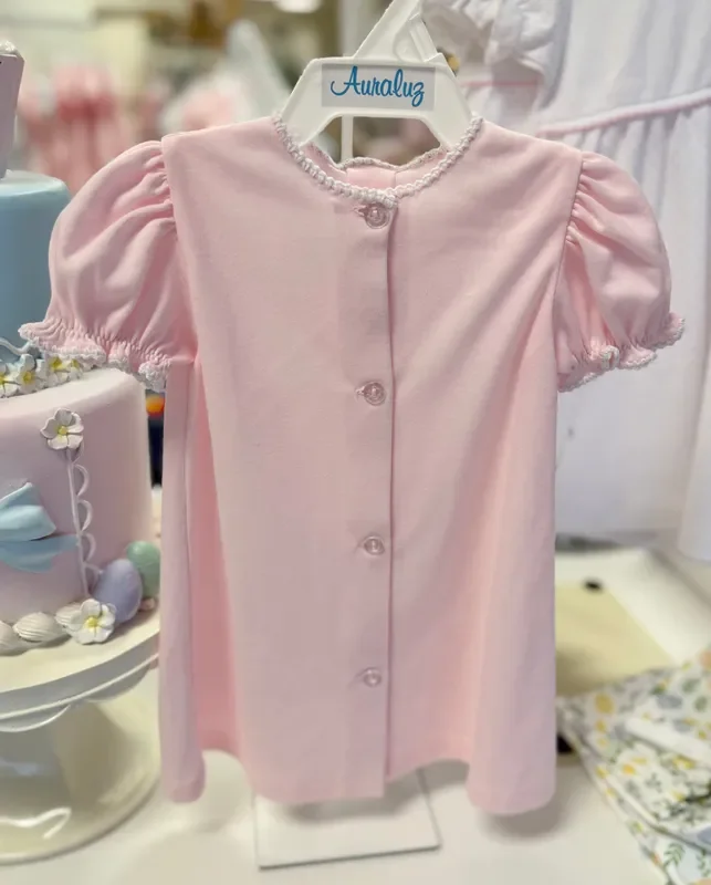 Auraluz Pink Knit Daygown