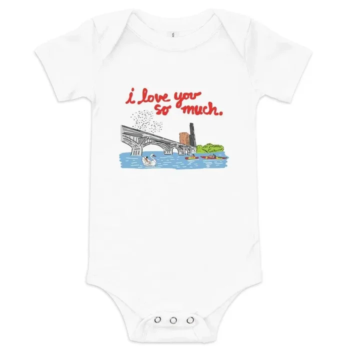 Austin City I Love You So Much Baby Onesie One Piece
