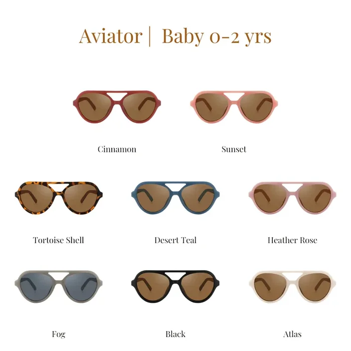 Aviator | Polarized Sunglasses | Baby | 0-2 Y