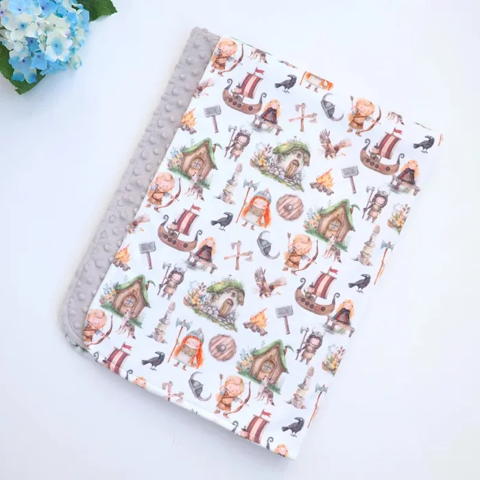 Baby & Toddler Minky Blanket – Vikings