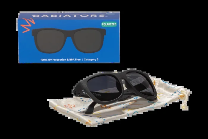 Baby and Kids Navigator Polarized Sunglasses – Jet Black/Gradient Lens