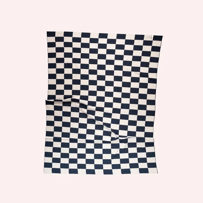 Baby Blanket – Navy Sailor Check