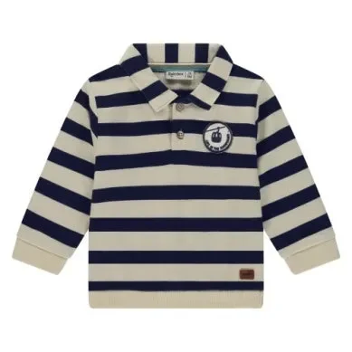 BABY BOYS SWEATSHIRT STRIPE NAVY