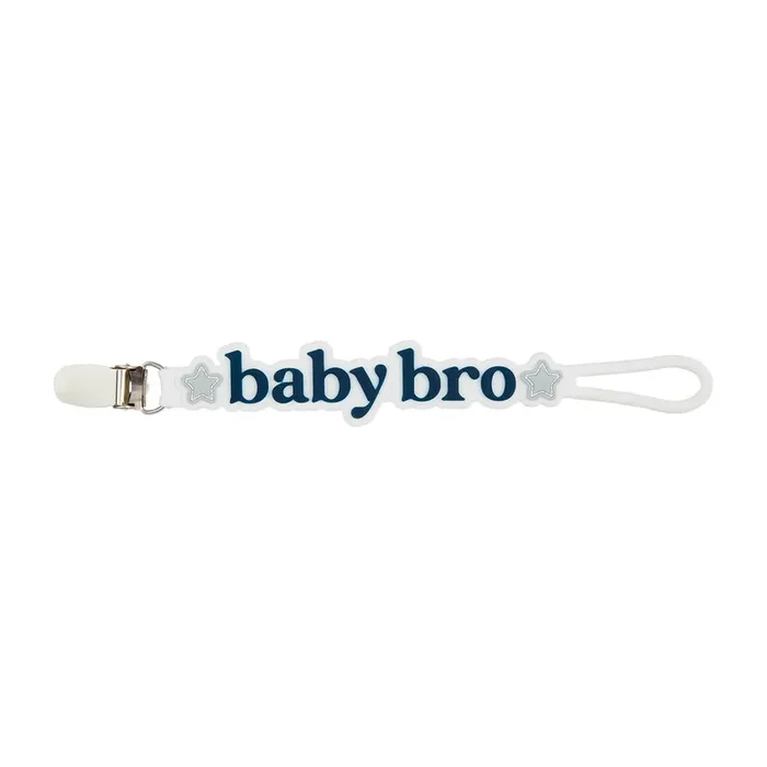 Baby Bro Silicone Pacifier Clip