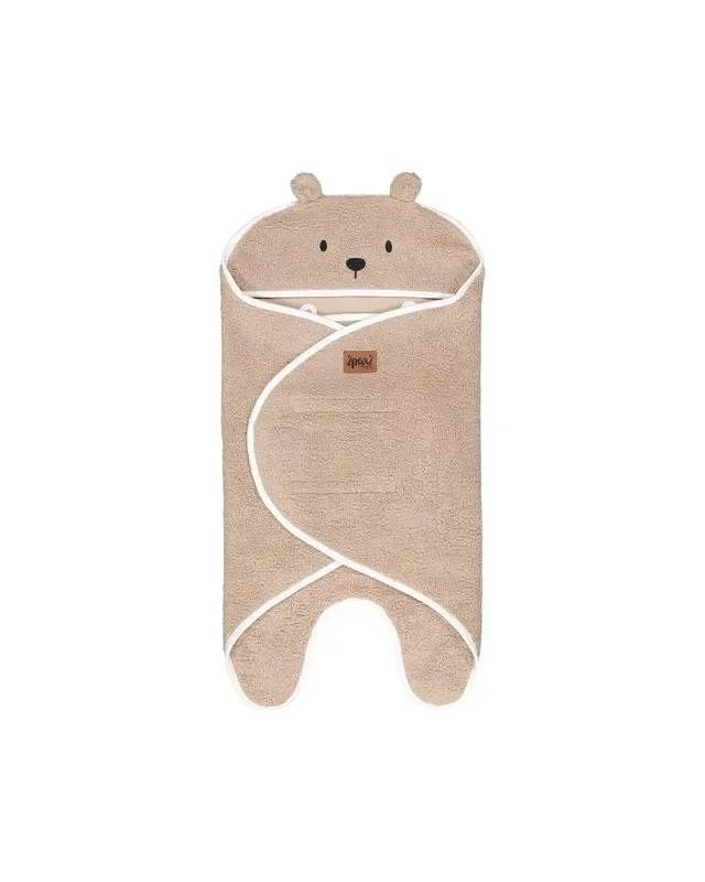 Baby Cocoon Brown Blanket For Car Seat And Stroller