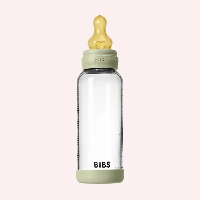Baby Glass Bottle Set 240ml – Sage