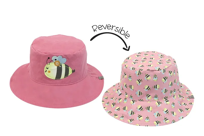 Baby/kids Reversible Mixed Sun Hat – Bees