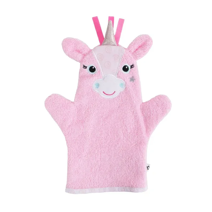 Baby Plush Terry Bath Mitt – Allie Alicorn