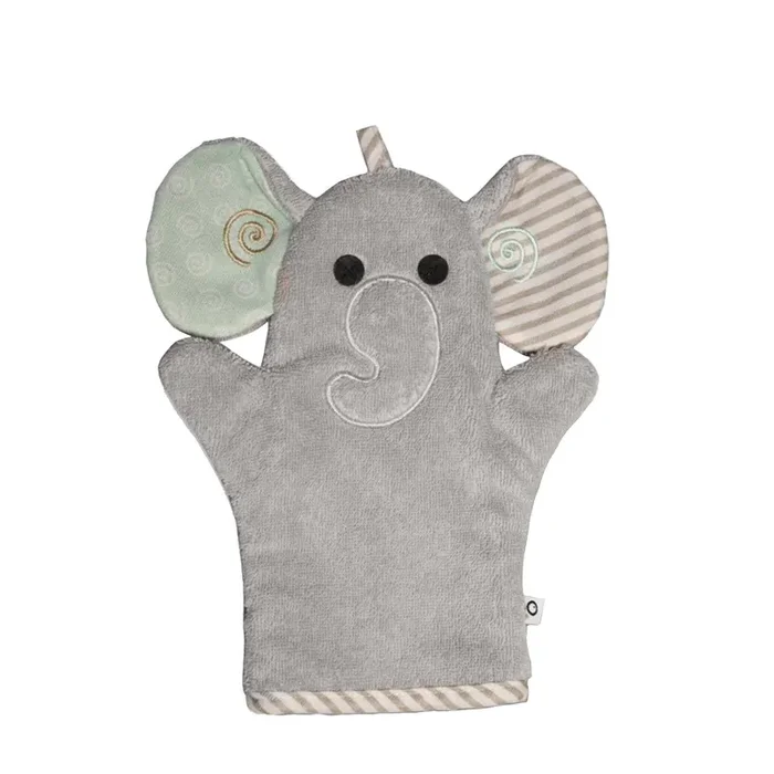 Baby Plush Terry Bath Mitt – Elle The Elephant