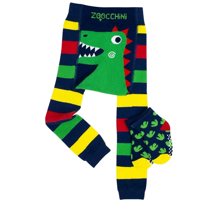Baby/toddler Crawler Leggings & Socks Set – Devin The Dinosaur