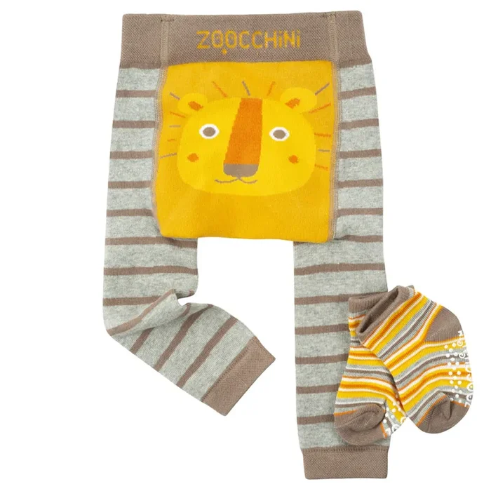 Baby/toddler Crawler Leggings & Socks Set – Leo The Lion