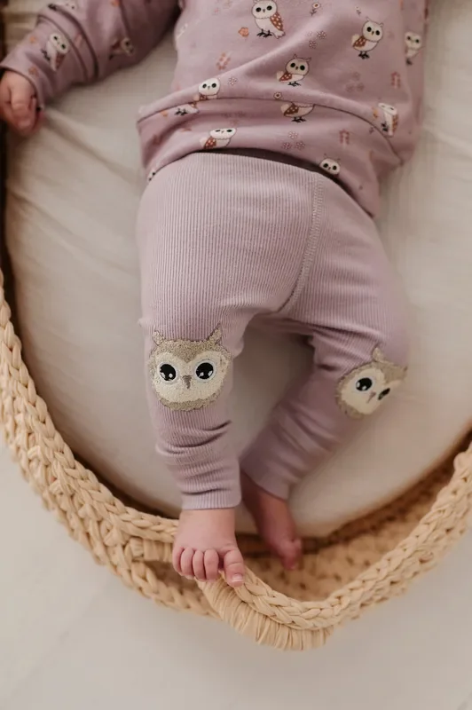 Babysprouts Clothing Company Patch Ribbed Leggings