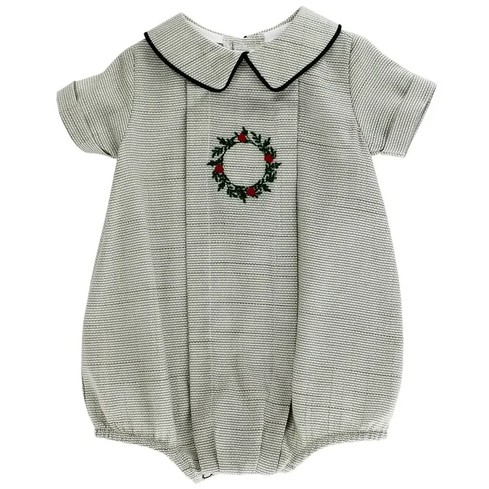 Bailey Boy- Laurel Wreath – Dressy Bubble Short