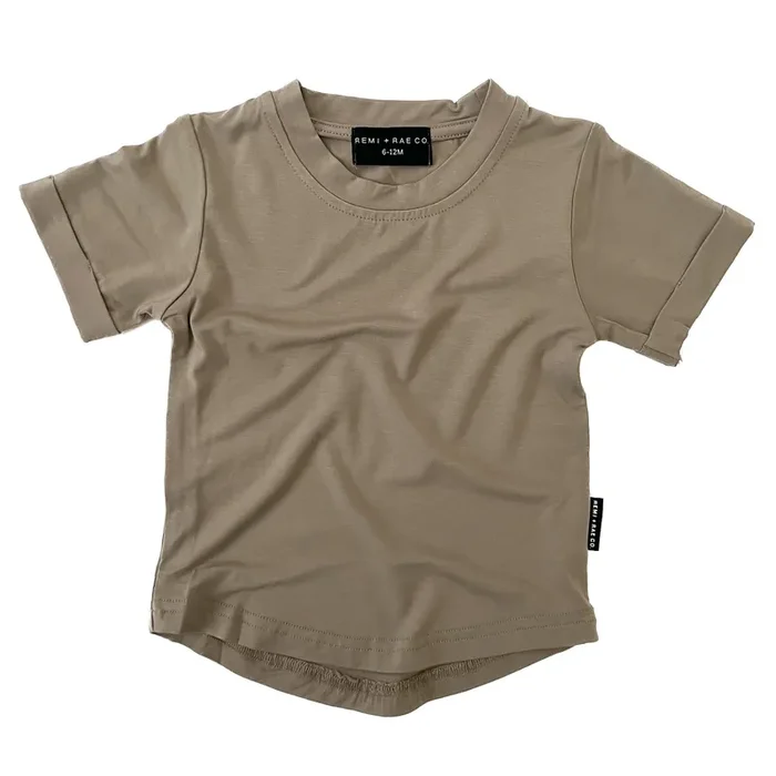 Bamboo Basic Tee – Dune