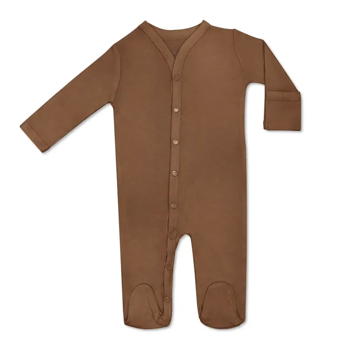 Bamboo Blend Footie – Caramel